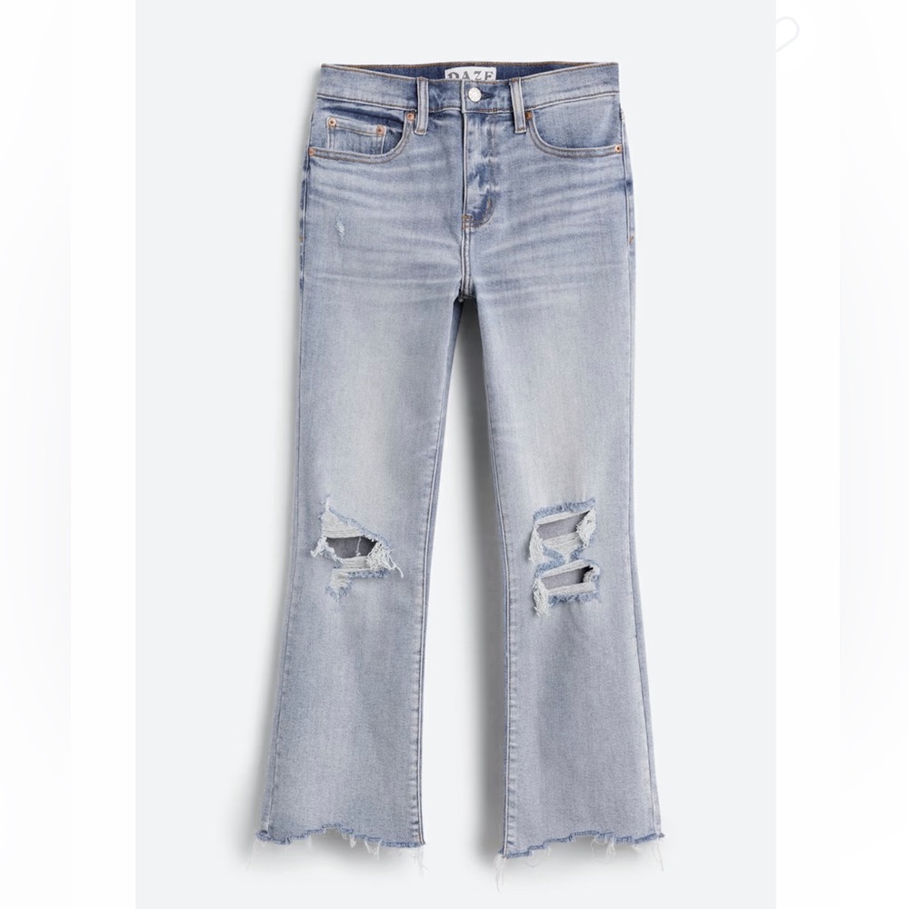 Women's DAZE Blue Distressed Jeans